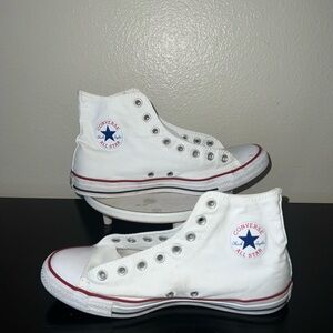 Converse Chuck Taylor All Star High Top Sneakers - White Sz M 10.5/W 12.6
